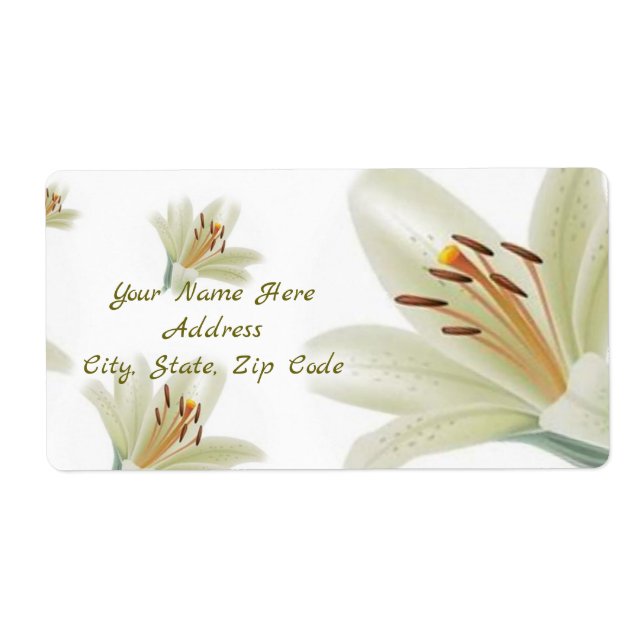 Tulipes Étiquettes florales (Devant)