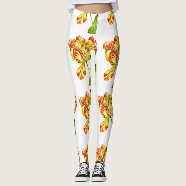 Tulipes fières sur Leggings (Devant)