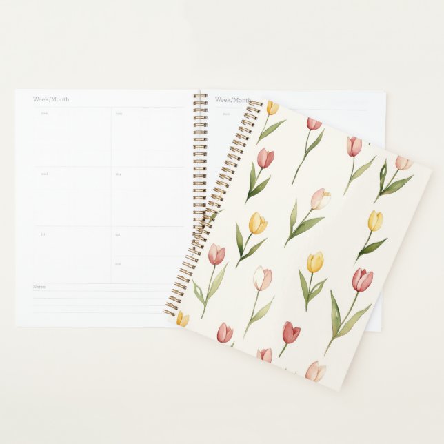 Tulipes Fleurs Jaune Rose   (Devant avec enveloppe)