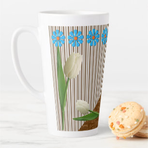 Tulipes florifères Trappe Latte Mug
