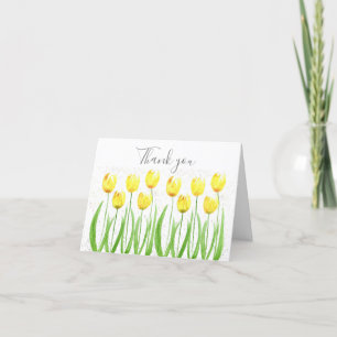 Tulipes Jaunes Classiques Merci Mariage Floral