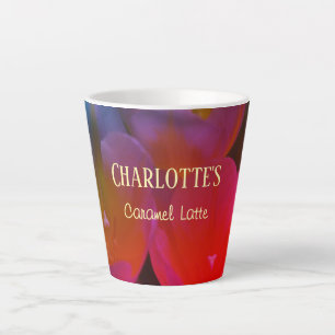 Tulipes Petit Nom Floral et Mug Favorite Latte
