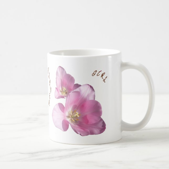 Tulipes roses Sunny Flower Mug (Droite)