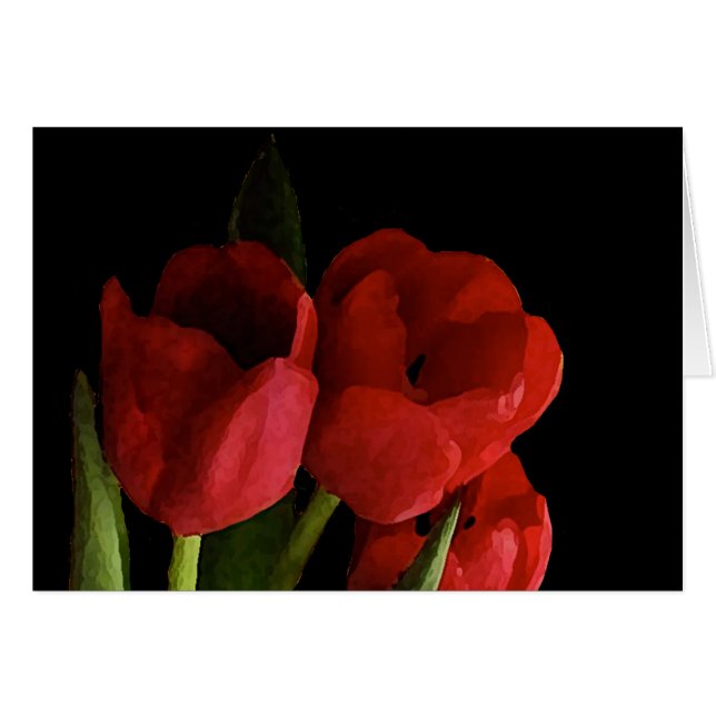 Tulipes rouges (Devant horizontal)