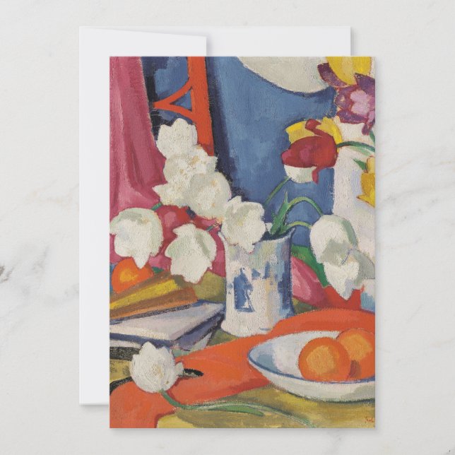 Tulipes rouges et blanches | Samuel John Peploe (Devant)