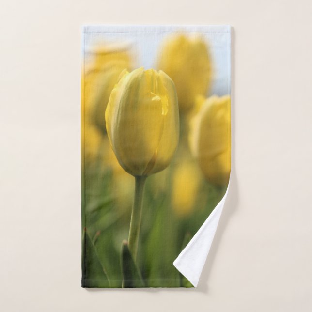 Tulipes solaires (Serviette à main)