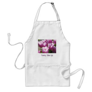 Tulipes violettes de la nature tablier Sunny Side