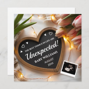 Tulips Baby Faire-part médias sociaux