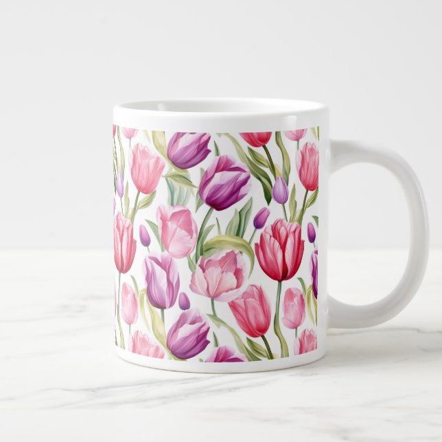 Tulips Jumbo Mug (Droite)