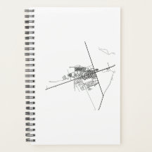 Tulum Mexico Carte Ligne noire Moderne