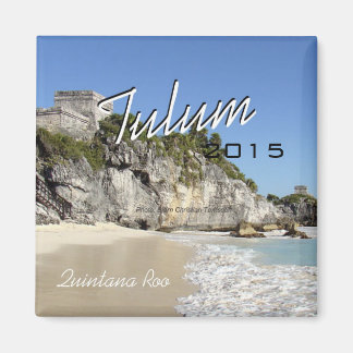 Tulum Quintana Roo Mexique Magnet Changement Année