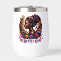 Tumbler à vin avec logo Black Girls Read