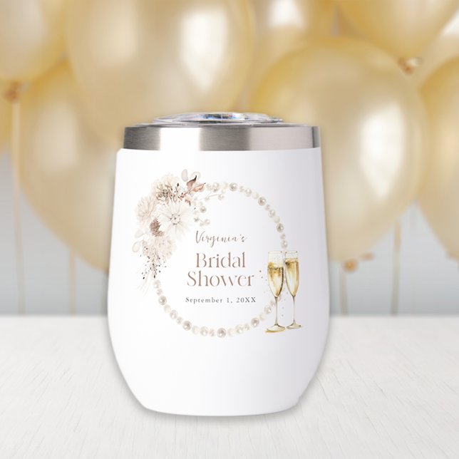 Tumbler à vin pour douche de mariée (Bridal Shower Wine Tumbler
)
