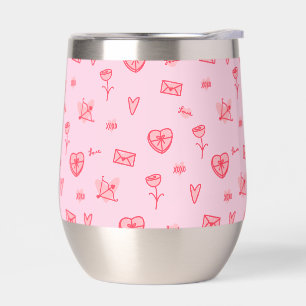 Tumbler à vin sans pied Love Notes & Sweet Treats