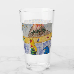 Tumbler en verre de l'île Mermaid