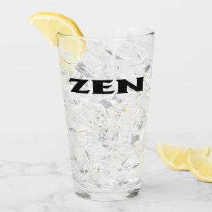 Tumbler en verre noir Zen
