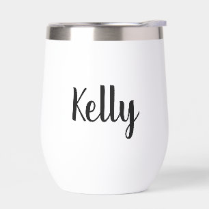Tumbler personnalisé, Tasse avec nom personnalisé