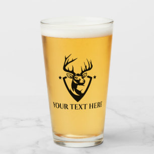 Tumblr en verre de bière de chasse aux cerfs sur m