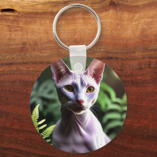Tuna Le Chat Sphynx Nu, Porte-clés