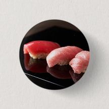 Tuna Trio Sushi Badge – Red, Medium, Fatty