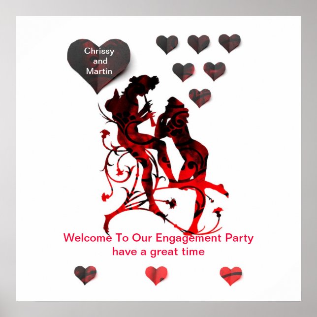 "Tunes of Love" Poster de la fête d'entrée à la po (Devant)