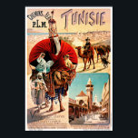 Tunisie PLM Tunisie Poster Vintage voyage restauré<br><div class="desc">Affiche de voyage d'époque entièrement restaurée de Tunisie. Veuillez noter que nos affiches sont des reproductions de haute qualité basées sur des scans professionnels, très haute résolution des originaux. Notre processus de retouche manuelle n'implique pas l'utilisation de filtres qui enlèvent les détails ou la texture d'origine que vous verrez dans...</div>