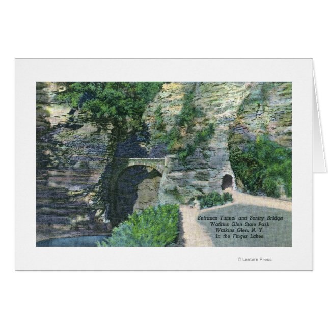 Tunnel d'entrée du parc national et pont Sentry (Devant horizontal)