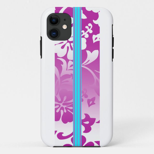 Tunnels Beach Hawaiian Surfboard iPhone 5 Coque (Dos)