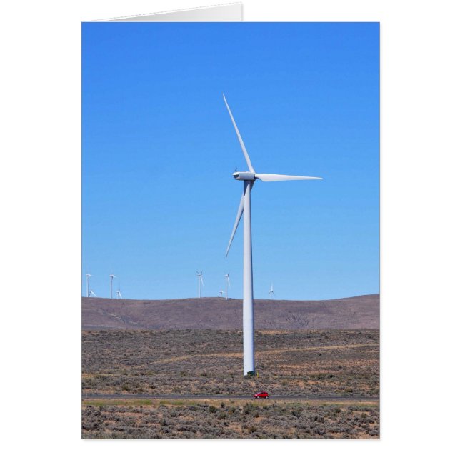 Turbine éolienne dans l'est de l'Ouest (Devant)