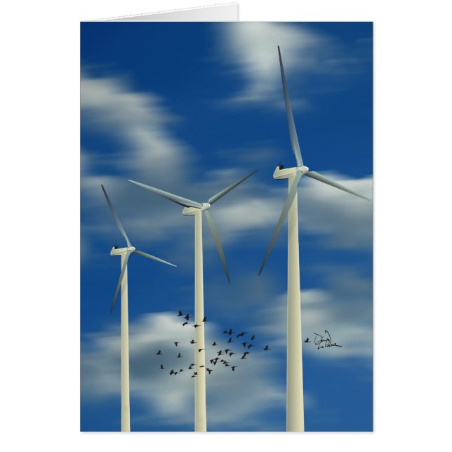 Turbine éolienne d'énergie verte (Devant)