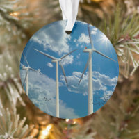 Turbines à vent Ciel bleu nuages
