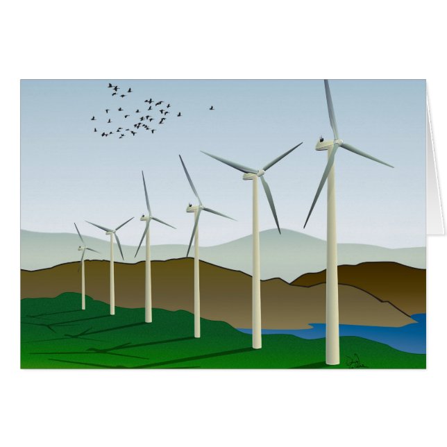 Turbines éoliennes (Devant horizontal)