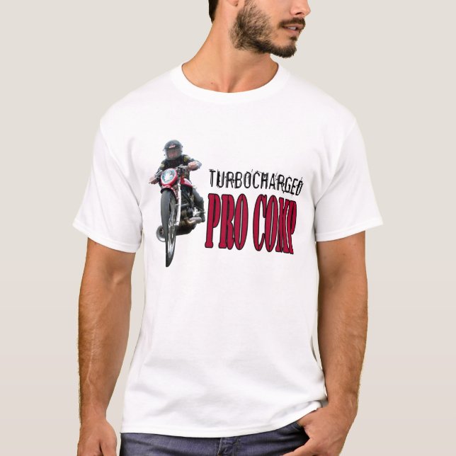 Turbo PRO T-shirt de dragbike d'élém. (Devant)