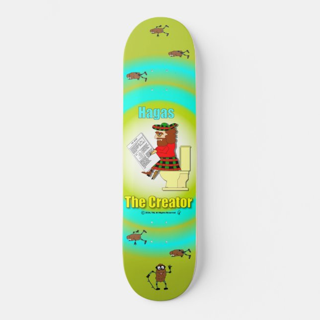 Turdy Boy - Hagas le Créateur (V1) - Skateboard (Recto)