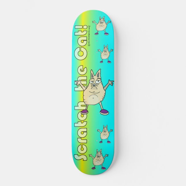 Turdy Boy - Scratch the Cat (V1) - Skateboard (Recto)