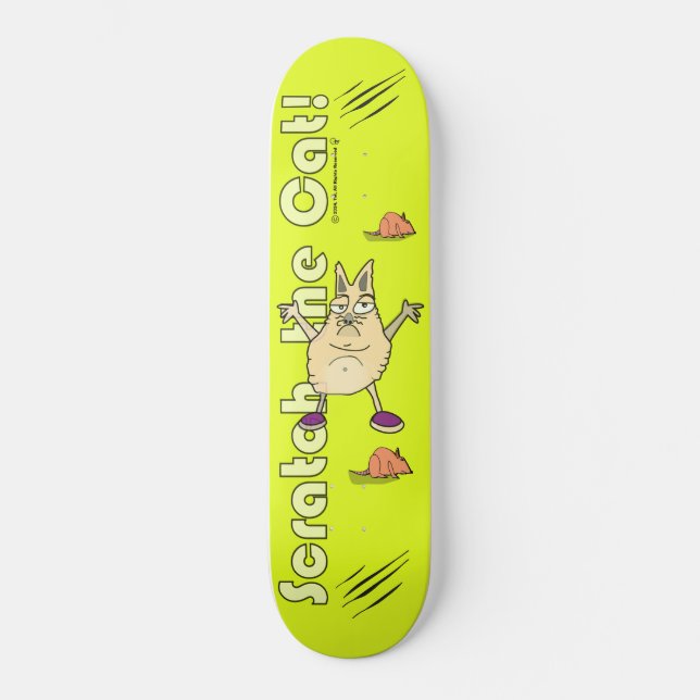 Turdy Boy - Scratch the Cat (V2) - Skateboard (Recto)