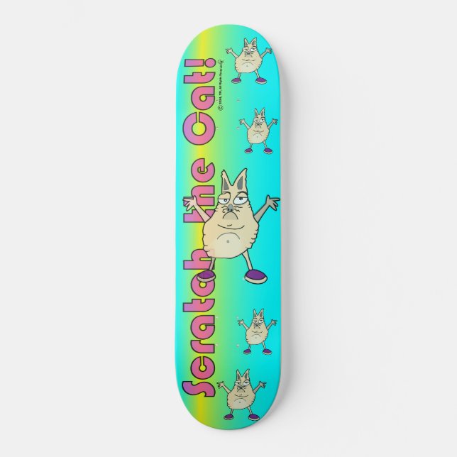 Turdy Boy - Scratch the Cat (V3) - Skateboard (Recto)
