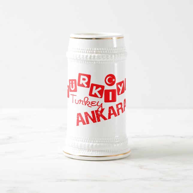 TURKEY ANKARA tasse - choisir style & couleur (Centre)