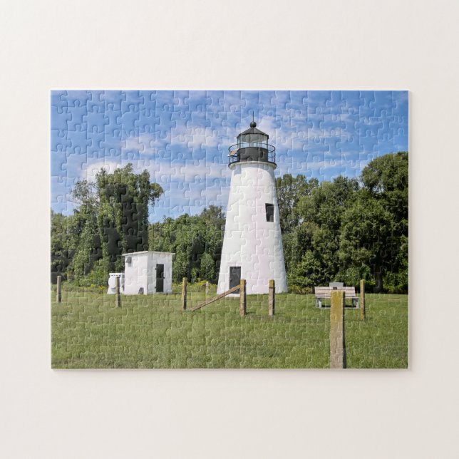 Turkey Point Lighthouse, Maryland Jigsaw Puzzle (Horizontal)
