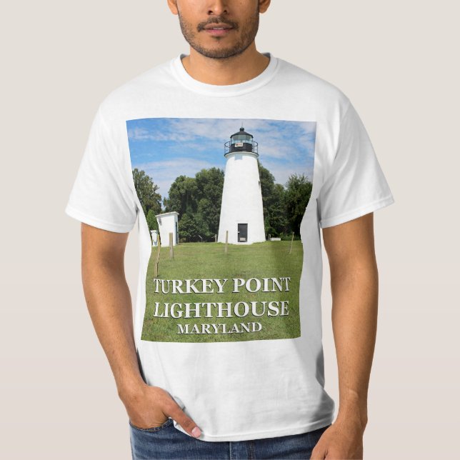 Turkey Point Lighthouse, Maryland T-Shirt (Devant)