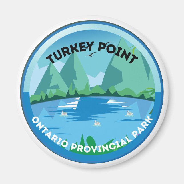 Turkey Point Ontario Provincial Park Magnet (Devant)