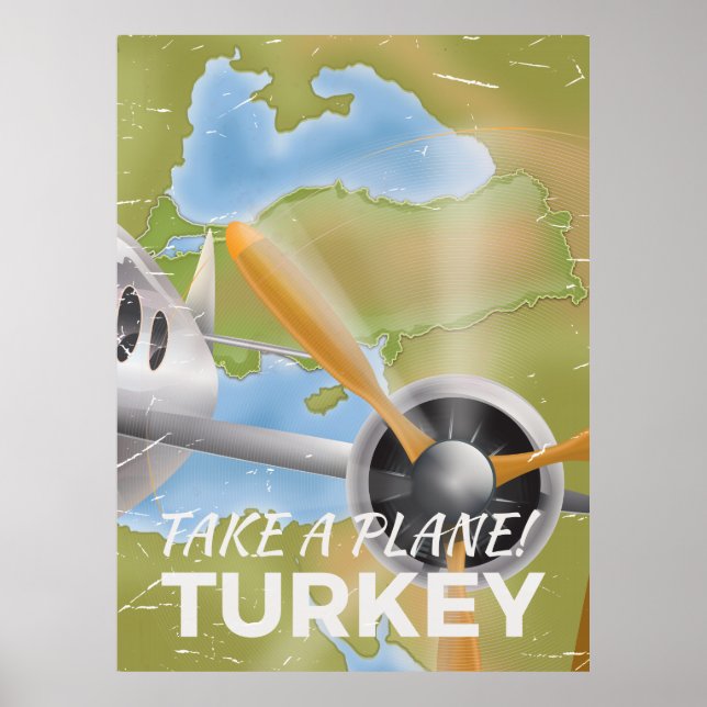 Turkey vintage travel poster (Devant)