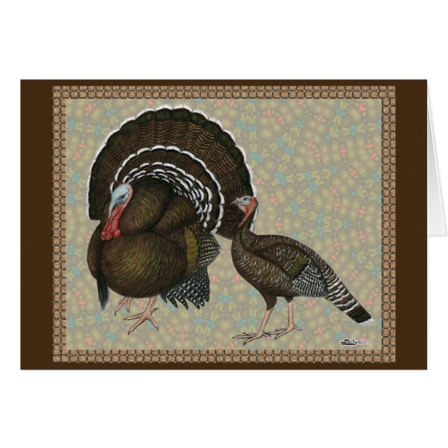 Turkeys Standard Bronze Portrait (Devant Horizontal)