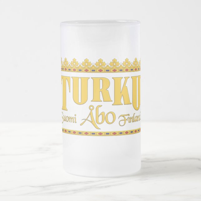 Turku Finlande tasse - choisir style & couleur (Centre)