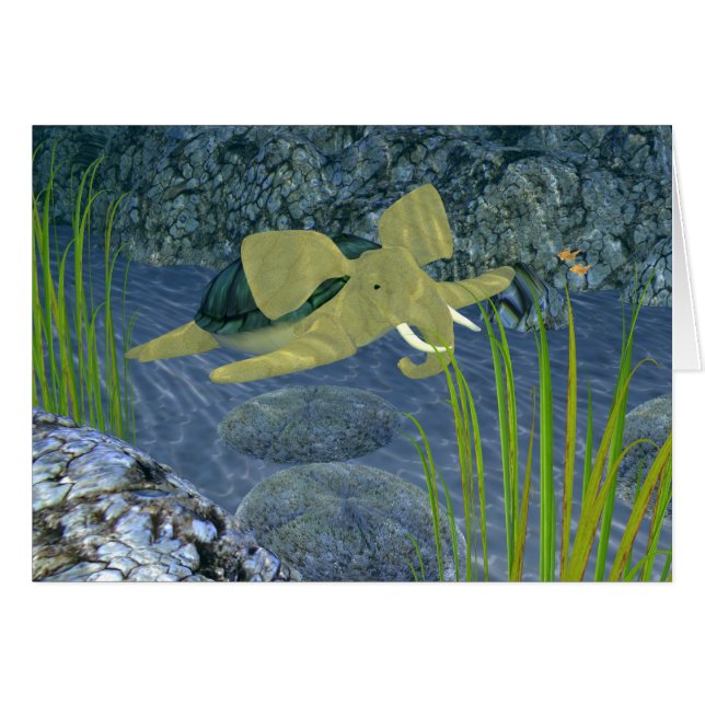 Turphant de natation (Devant horizontal)