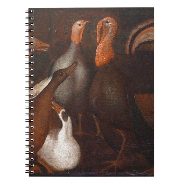 Turquie Canards Pigeon Thanksgiving Carnet (Devant)