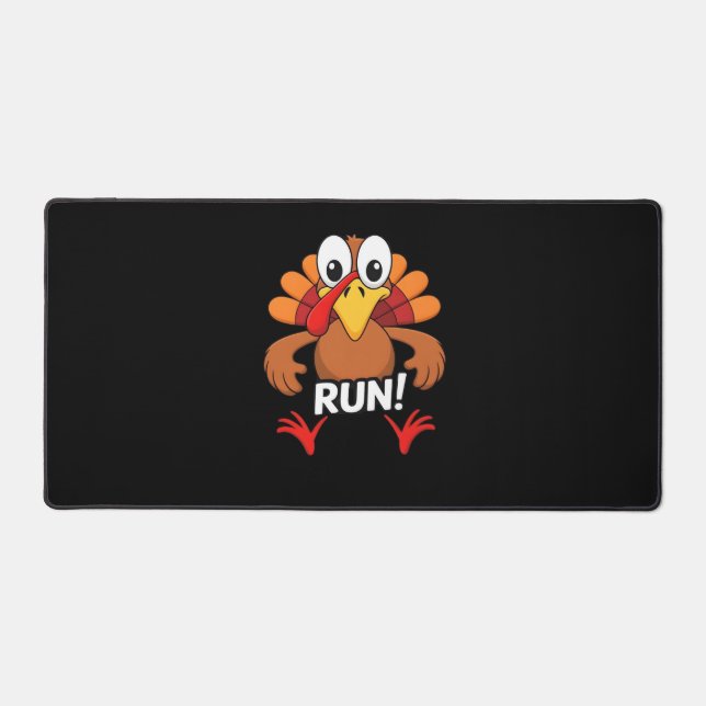 Turquie courir Thanksgiving en T-shirt classique (Recto)