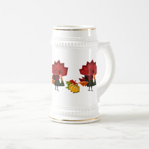 Turquie et Citrouille Thanksgiving Gig Mugs