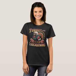Turquie et Touchdowns T-shirt Football drôle