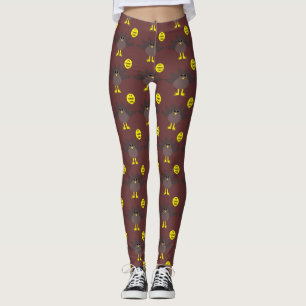 Turquie Heure Thanksgiving Leggings